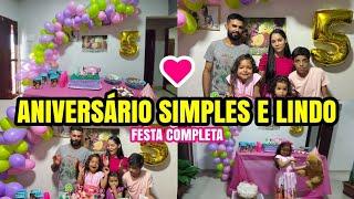 VLOG FESTA COMPLETA||ANIVERSÁRIO SIMPLES E LINDO|️FIZEMOS TUDO EM CASA E SAIU PERFEITO| iedaAlves