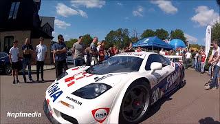 Mclaren F1 GTR Le Mans Car Start Up & Driving Away