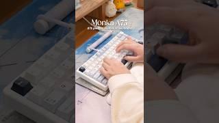 $5 more than Aula F75 gets you aluminum   | Monka A75 #mechanicalkeyboard