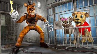 Can We ESCAPE FNAF NIGHTMARE FREDDY Prison?... (Gmod Sandbox)