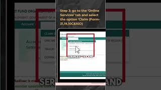Step by step process to withdraw your EPF! #epfo #epf #cameenalgoel #finance #salary #money