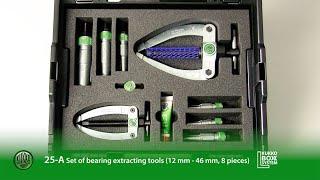 KUKKO 25-A Set of bearing extracting tools