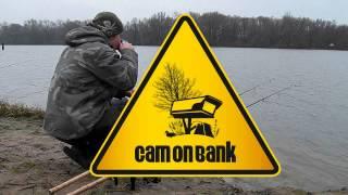 Karpfenangeln "cam on bank"