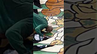 Respect for Pierce & KG for doing this on Celtics Logo ️️ #shorts