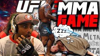 EA SPORTS UFC 3 | MMAGAME TROLLING HARD IN THE TOP 100 CHAMPIONSHIP MATCH  (BEST KNOCKOUT KARMA!)