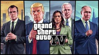 Remastered GTA IV Loading Screen | Trump, Biden, Harris & More in GTA Style