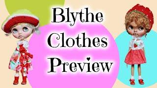 Blythe Clothes Website Preview and Clothing Unboxing