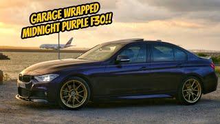 F30 midnight purple wrap completed! Part 3