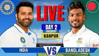 India vs Bangladesh 2nd Test, Day 2 | Live Cricket Match Today | IND vs BAN Live Score & Commentary