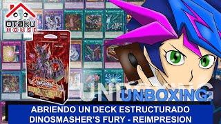 ABRIENDO EL DECK ESTRUCTURADO DE YUGIOH – DINOSMASHER’S FURY (REIMPRESIÓN)