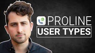 Roofing Business User Types in ProLine CRM [DEMO]