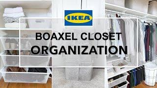 [ANOTHER] CLOSET MAKEOVER: Installing Ikea Boaxel System – master bedroom closet organization