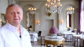 Chef Peter Knogl presents 3 Michelin star restaurant Cheval Blanc in Basel, Switzerland