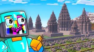 Gw Membuat Candi Prambanan di Minecraft Hardcore