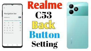 How To Realme C53 Back Button SettingRealme C53 Navigation Bar-(Uzzol Technology)