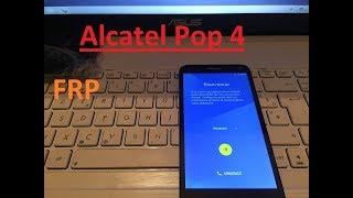 Alcatel FRP bypass 6.0.1/7.0 new method 2017 Alcatel Pop 4 5051x