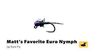 Fly Tying Tutorial: Matt’s Favorite Euro Nymph