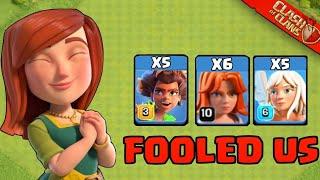 "These Troops Look OP... But They Fooled Us!" BY "COC GURU KING" #clashofclans #coclivestream