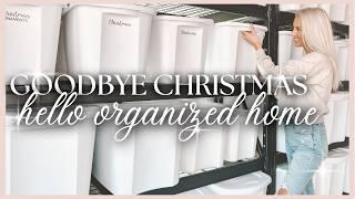 GOODBYE Christmas Clutter: Easy Storage & Simple Organization Tips