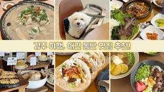 [황리단길 맛집.zip] 경주 애견동반 여행을 계획중이라면 꼭 봐야 할 영상  경주 여행 vlog 맛집 부분만 모음!!!