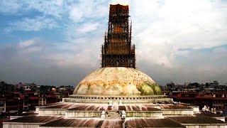 Boudhanath Stupa Renovation 2015, Kathmandu, Nepal