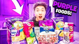 I Only Ate PURPLE FOODS For 24 HOURS! (The Worst Idea..)