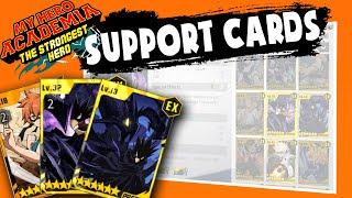 BEGINNERS SUPPORT CARD GUIDE! My Hero Academia: The Strongest Hero