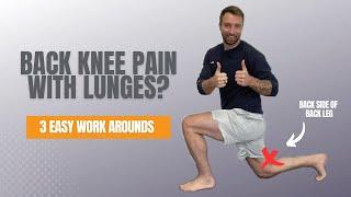 Back Knee Pain During Lunges? Three Easy Fixes