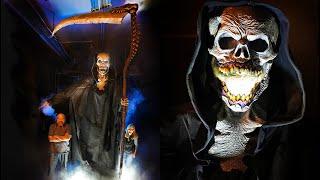 Giant Grim Reaper Animatronic Halloween Prop 2023 | Grim Death by Distortions Unlimited