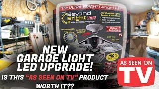 "Beyond Bright" LED garage light Review | Are these fan blade lights the best the upgrade ever ($40)