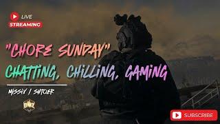 Chore Sunday #6: gaming and being an adult AT THE SAME TIME  || COD DMZ MWIII BF 1 #girlgamer