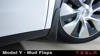 Tesla Model Y - Mud Flaps Install