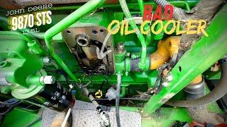 John Deere 9870 STS combine has engine oil in the cooling system. Learn how to fix it RIGHT!