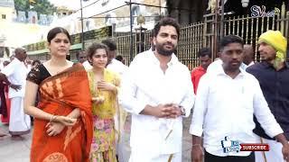 Vishwak Sen Visits Tirumala Tirupati Temple,Vishwak Sen Making Fun At Tirumala