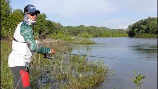 It Hasn't Happened in a Long Time, Fish Breaks Off the Lure. Predator Fishing on the Desna