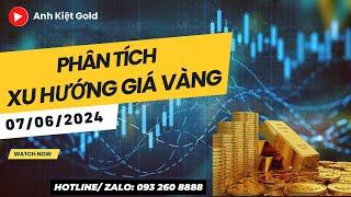 Phân tích xu hướng giá vàng ngày 07/06/2024 . Nonfarm có gì hot ? #giavanghomnay #dubaogiavang