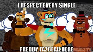 I Respect Every Single Freddy Fazbear In Here [FNAF/SFM]