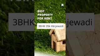 Hinjewadi. Rental 3BHK for 35k