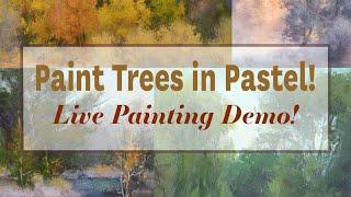 Paint Convincing Trees in Pastels. Once and For All!