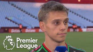 Leandro Trossard: David Raya 'kept us in the game' against Aston Villa | Premier League | NBC Sports