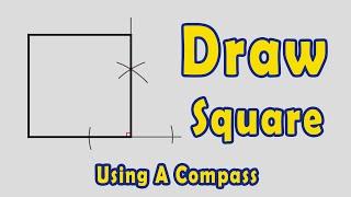 Draw a Square Using a Compass