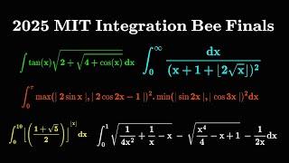 Solving ALL integrals from the 2025 MIT Integration Bee Finals