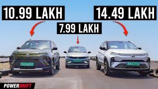 Tata’s Best Electric Car —  Tiago EV vs Punch EV vs Nexon EV | PowerDrift