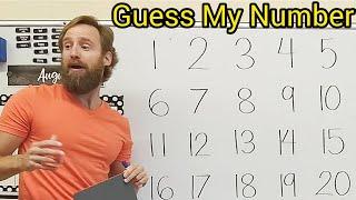Number Game - Number Practice - Guess My Number! Mr. B's Brain - A Mini Lesson