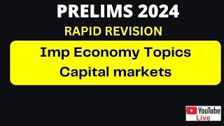 Most Important economy topics for Prelims 2024