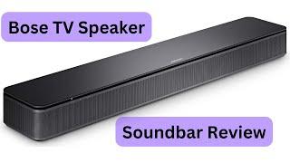 Bose TV Speaker Soundbar Review | Traditional Bose Sound - Compact Design