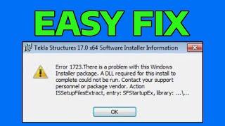 How To Fix There is a Problem with This Windows Installer Package A DLL Required for This Install