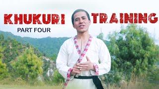 Gurkhas khukuri knife training technique || M.kiran rai|| Sheford Limbu