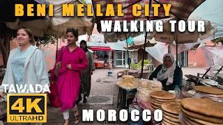 BENI MELLAL - walking tour - MOROCCO (4K UHD)