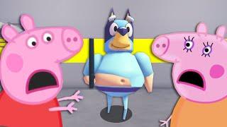 Peppa Pig Escapes EVIL BLUEY PRISON!